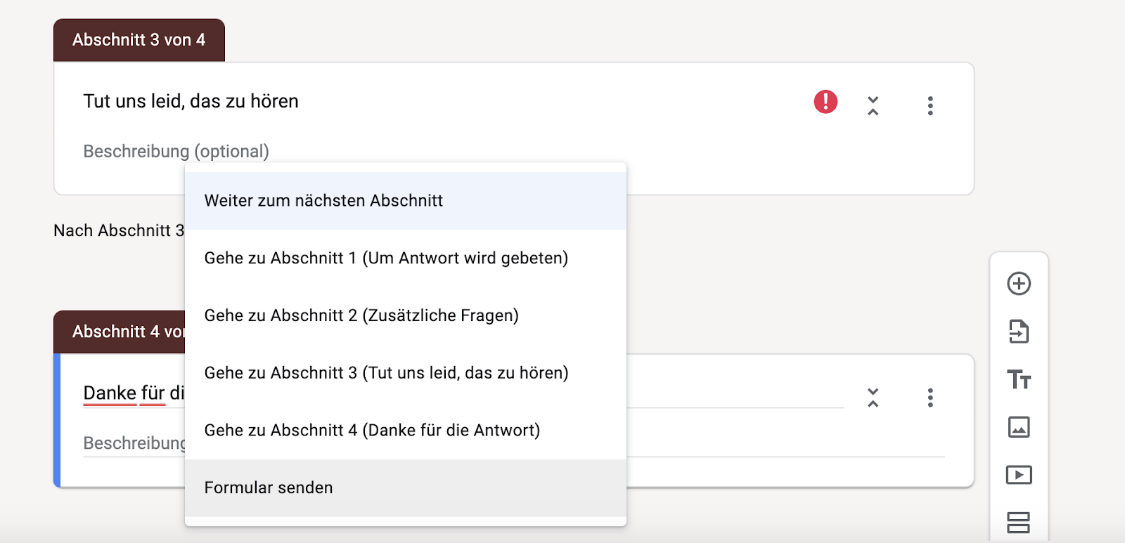 Wie man bedingte Fragen in Google Formularen erstellt Image-10