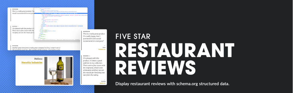 five star restaurant landing page