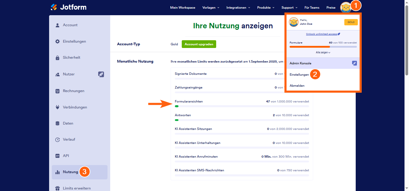 Begrenzungen für Formularaufrufe: Worum geht es dabei? Image-2