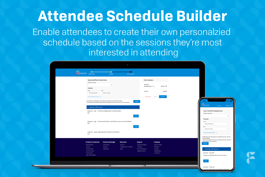 screenshot of fonteva events in salesforce appexchange page