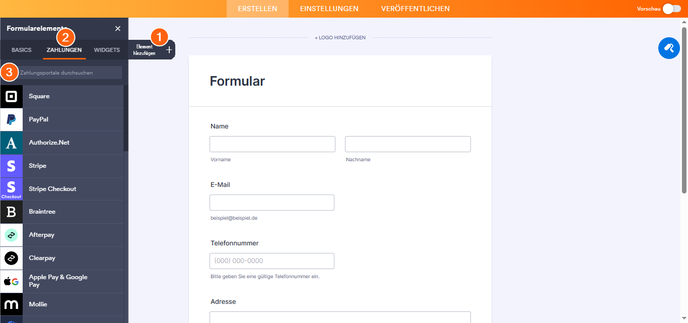 Zahlungsformular-Integrationen meistern mit Jotform  Image-1
