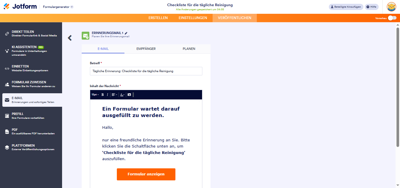 Wie Sie Erinnerungs-E-Mails für Ihre Formulare einrichten Image-2