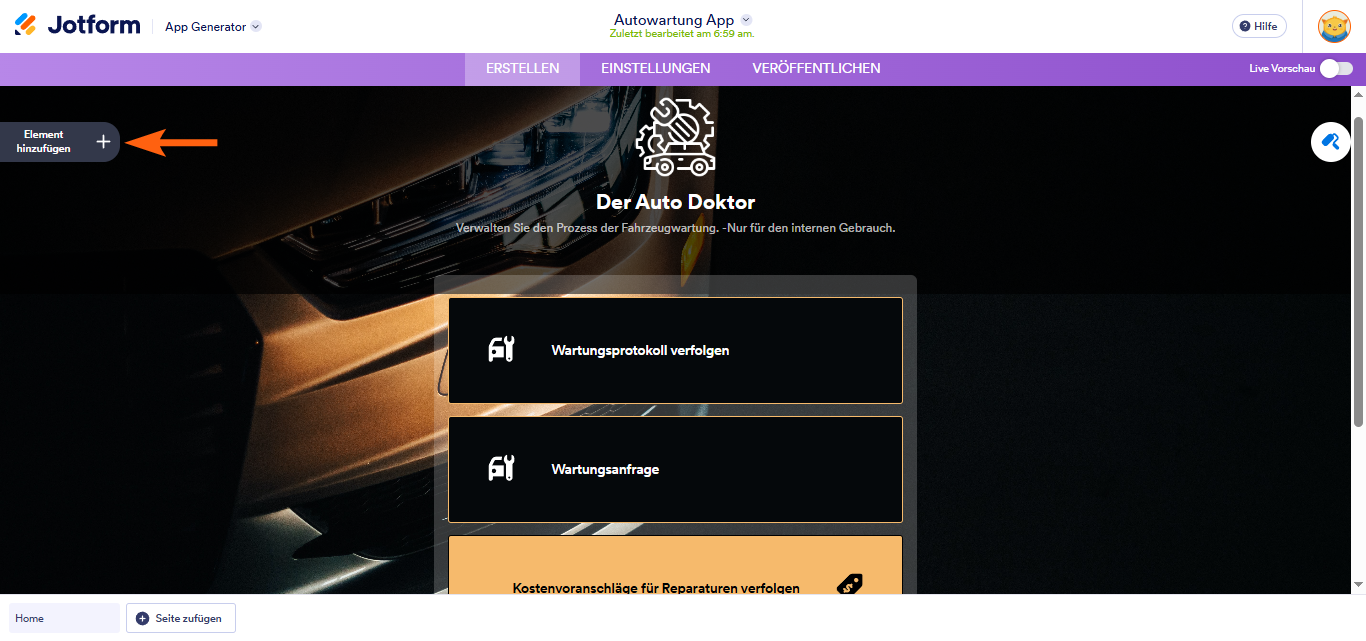 Wie Sie Widgets zu Ihrer App hinzufügen Image-1