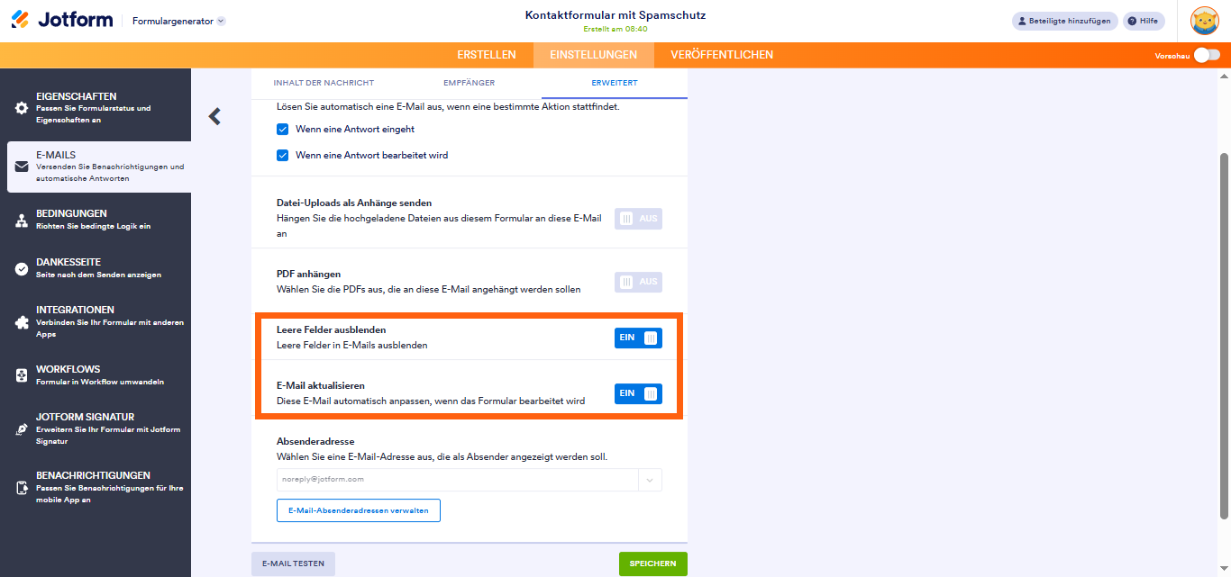 Wie Sie die E-Mail-Vorlage für Benachrichtigungen und automatische Antworten bearbeiten Image-3