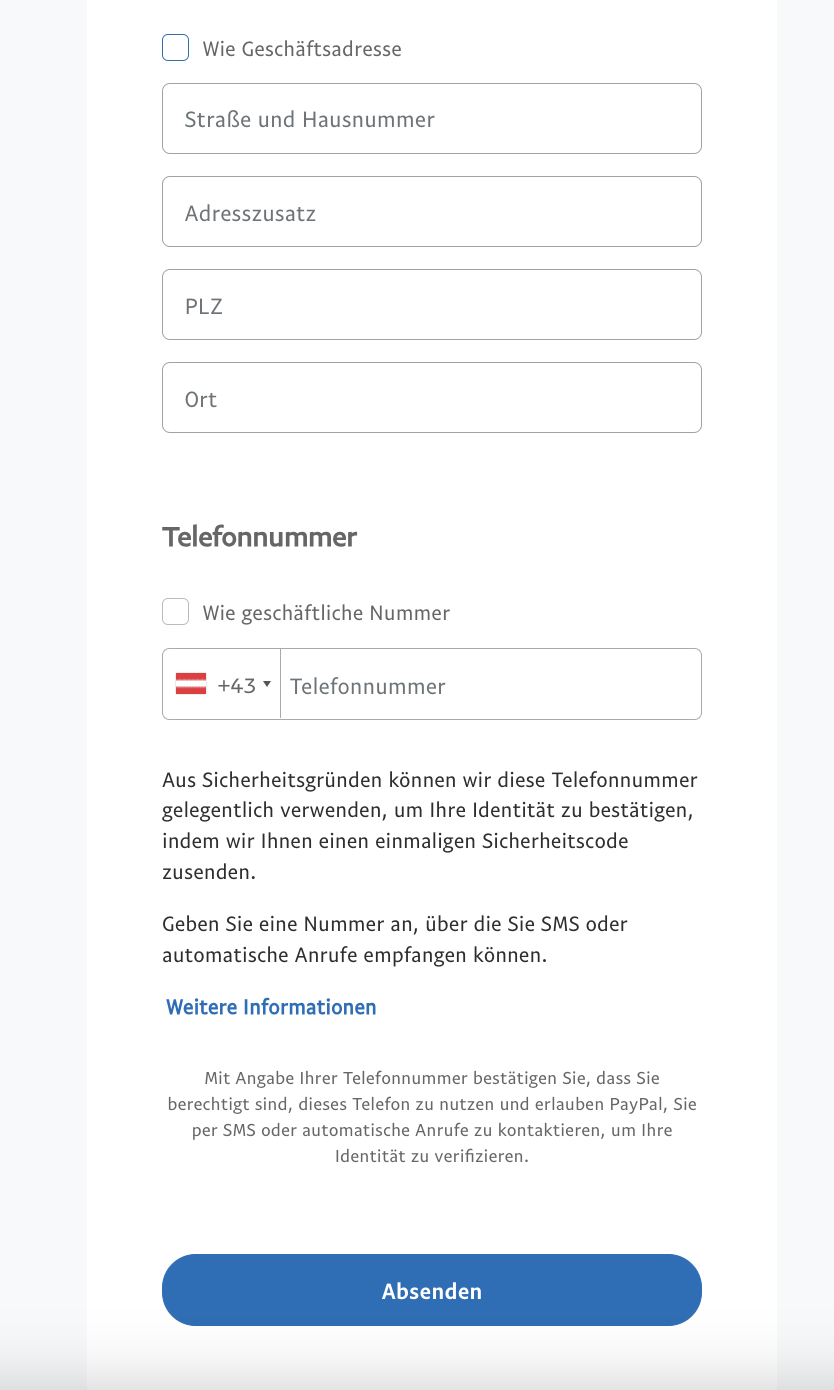 So richten Sie in 9 einfachen Schritten ein PayPal-Geschäftskonto ein Image-7