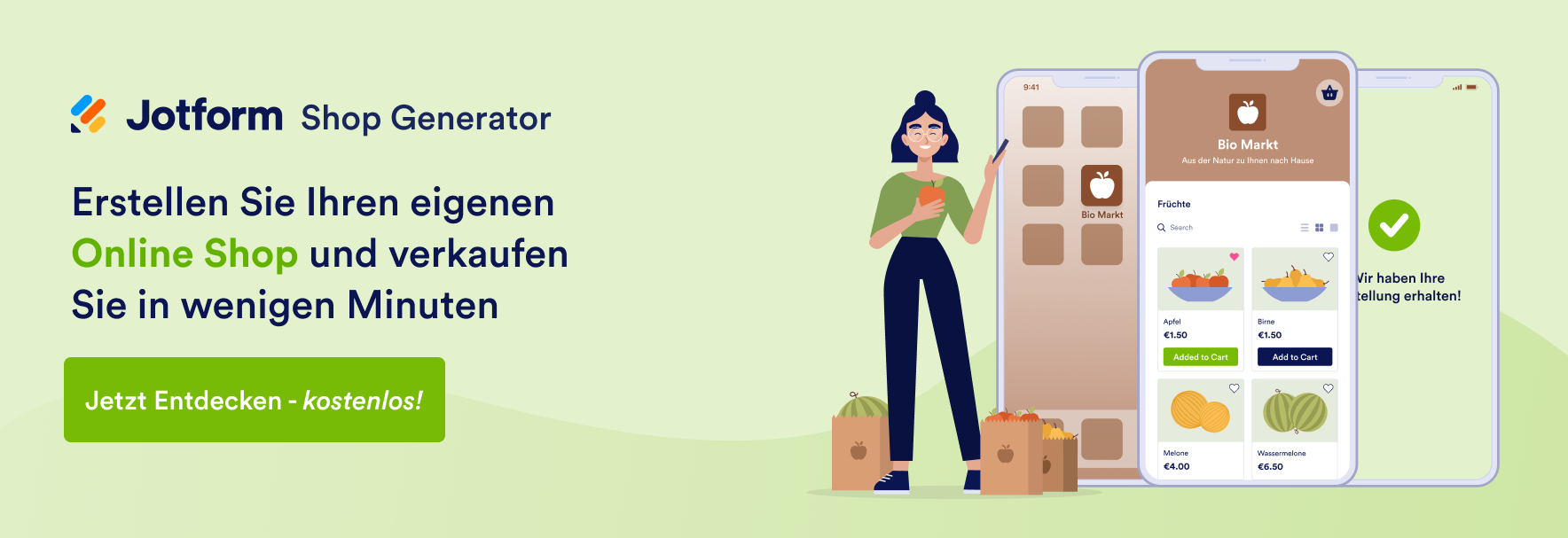 Jotform Shop Generator