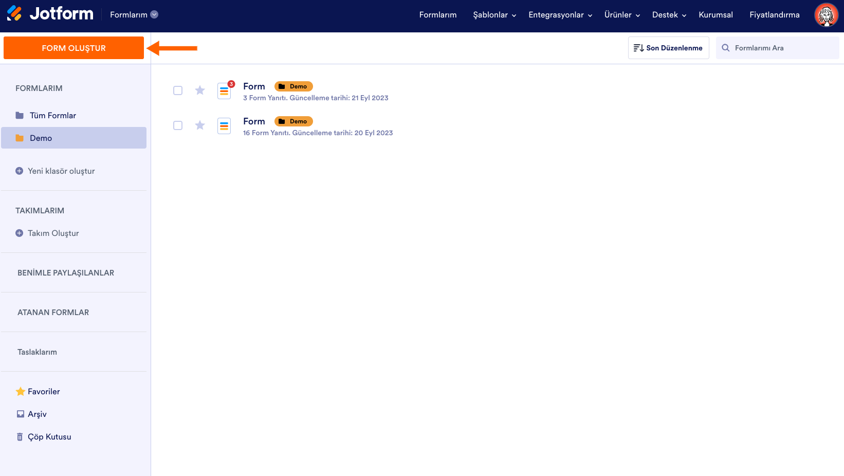 Jotform ile İletişim Formu Nasıl Oluşturulur? Image-1