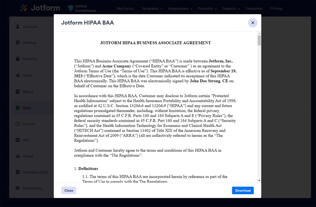Hesabımı HIPAA Uyumluluğuna Nasıl Yükseltirim? Image-12
