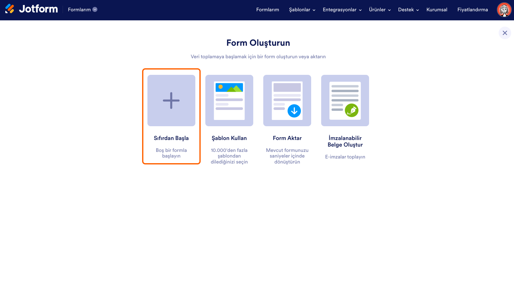 Jotform ile İletişim Formu Nasıl Oluşturulur? Image-2