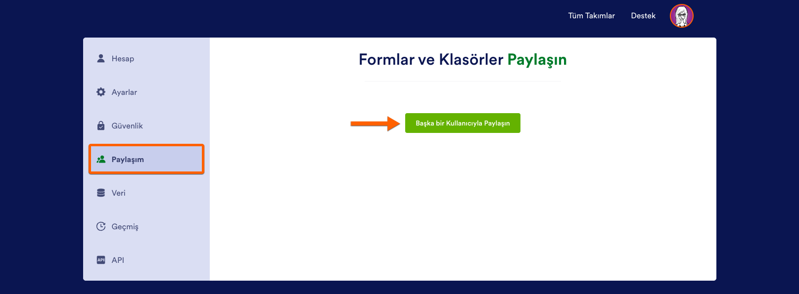 Kurumsal Sunucuda Formlar Diğer Kullanıcılarla Nasıl Paylaşılır Image-2