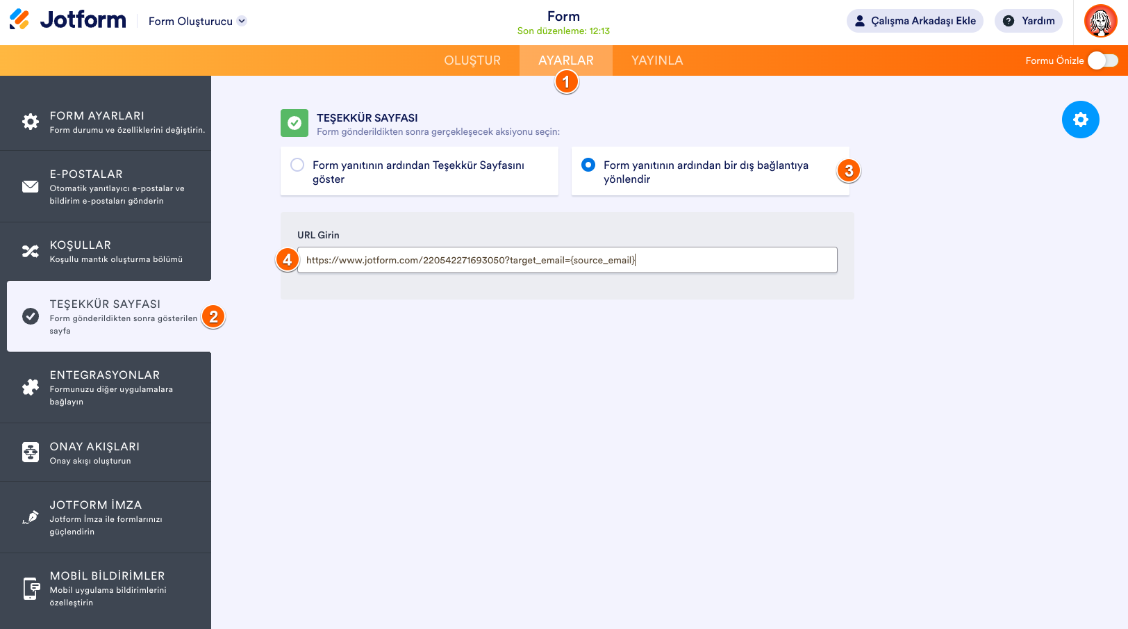 Form Verilerini Otomatik Olarak Başka Bir Forma Geçirme Image-1