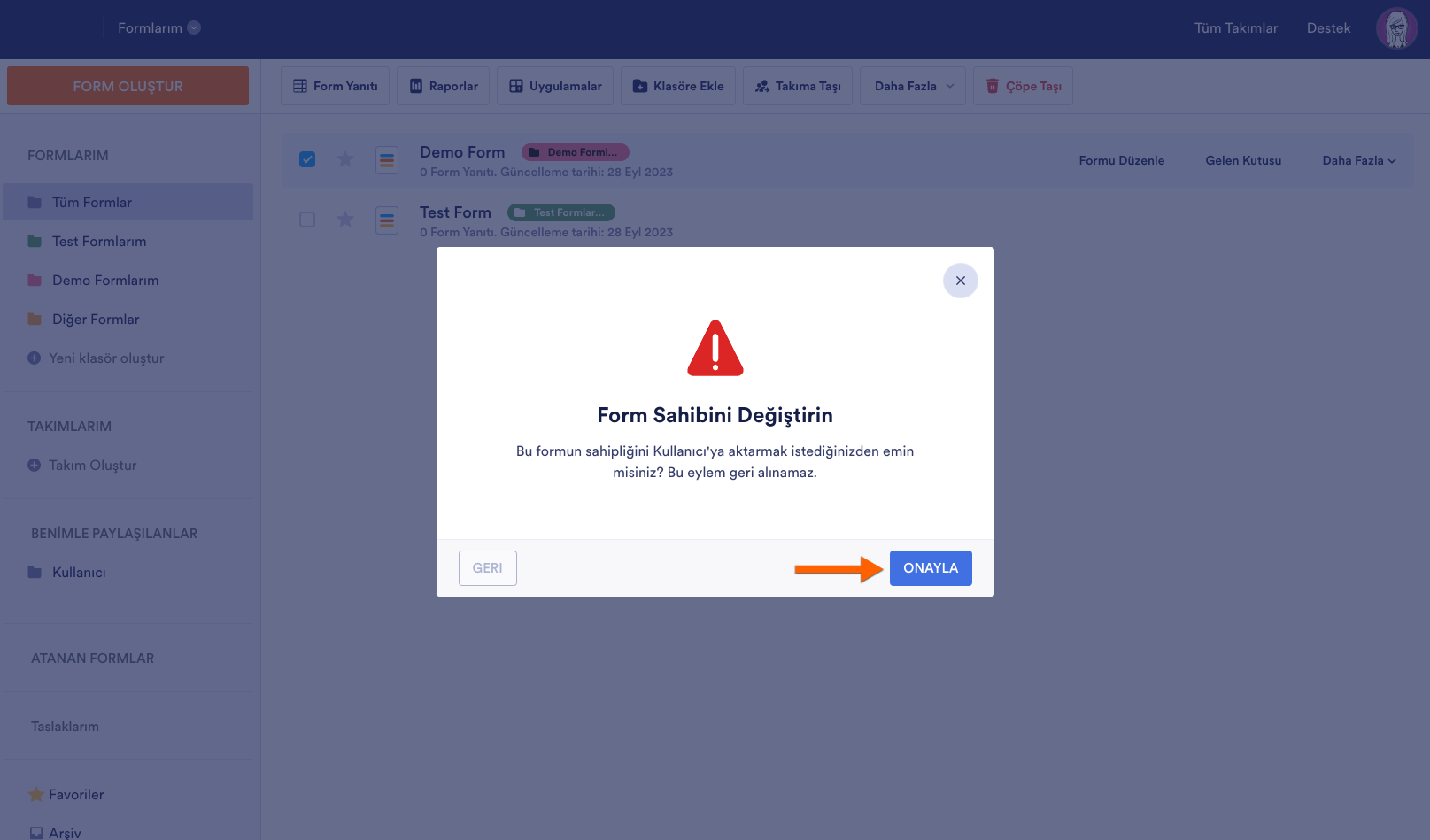 Kurumsal Sunucuda Formlar Diğer Kullanıcılarla Nasıl Paylaşılır Image-7