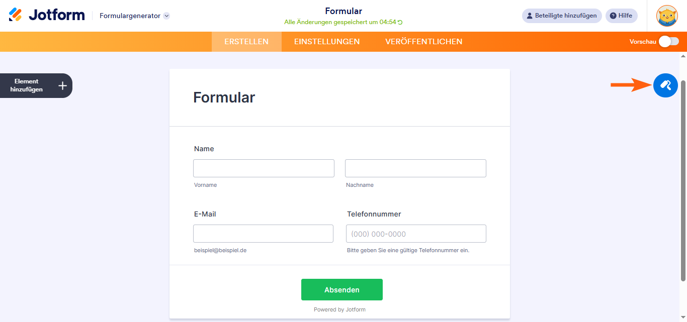 Wie Sie die Schriftgröße in Ihrem Formular ändern Image-1