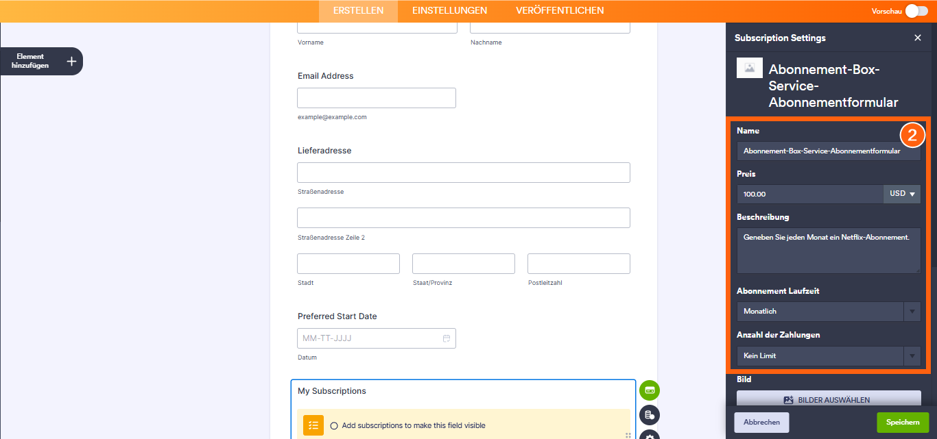Wie Sie eine Option für wiederkehrende Zahlungen einrichten Image-9