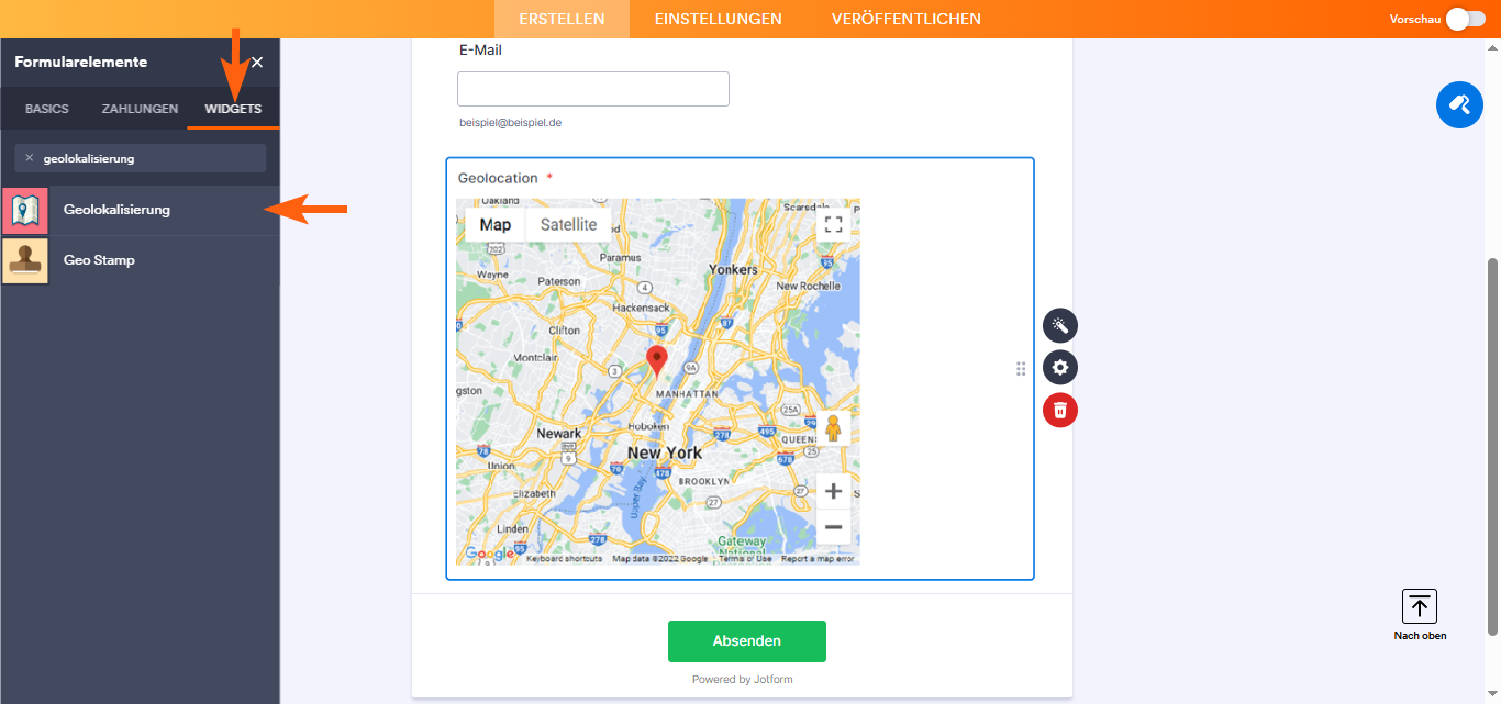 Google Map Geolokalisierung zu Ihrem Formular hinzufügen Image-2