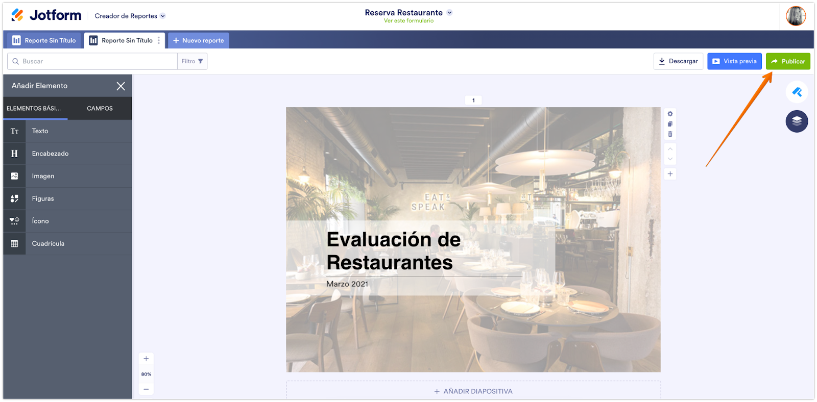 Comparta sus reportes sin complicaciones en una variedad de formatos Imagen-1