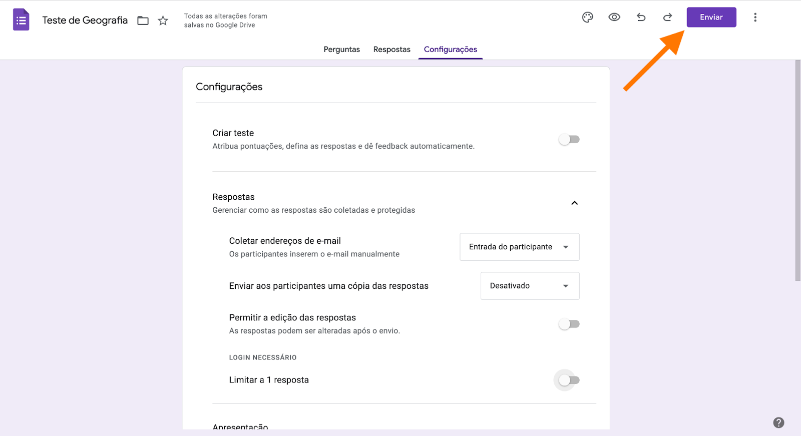 Como tornar um Formulário Google público Image-3
