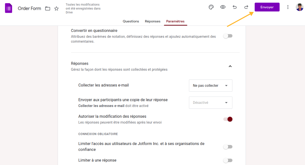 Comment rendre public un formulaire Google Image-3