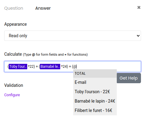 Comment ajouter des champs de calcul dans Google Forms Image-7
