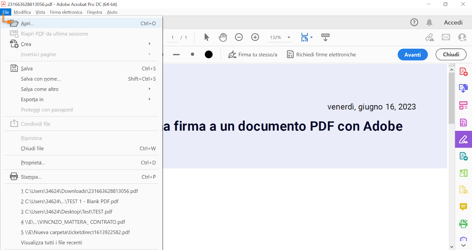 Come firmare un documento PDF Image-1