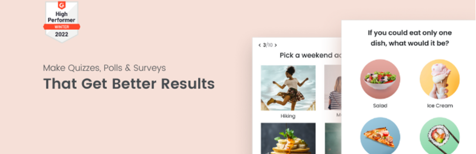 landing page of The Poll, Survey & Quiz Maker Plugin