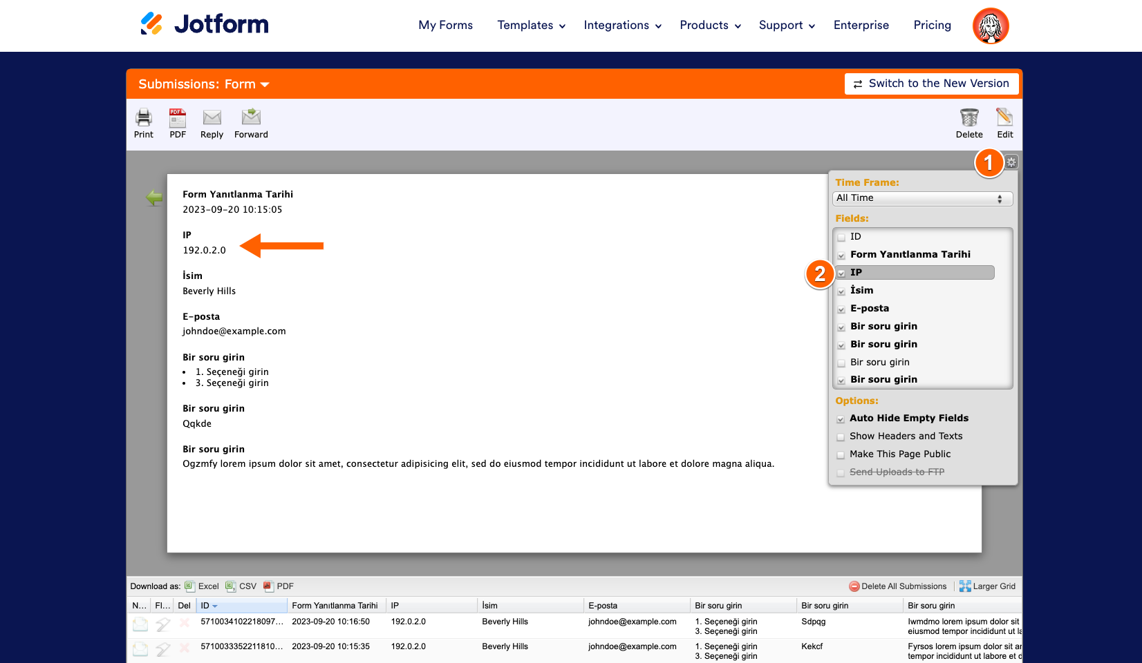 Form Yanıtlayanların IP Adresleri Nasıl Bulunur? Image-4