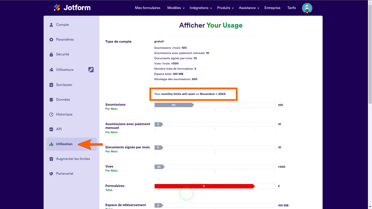 Comprendre l'utilisation et les limites de votre compte Image-2