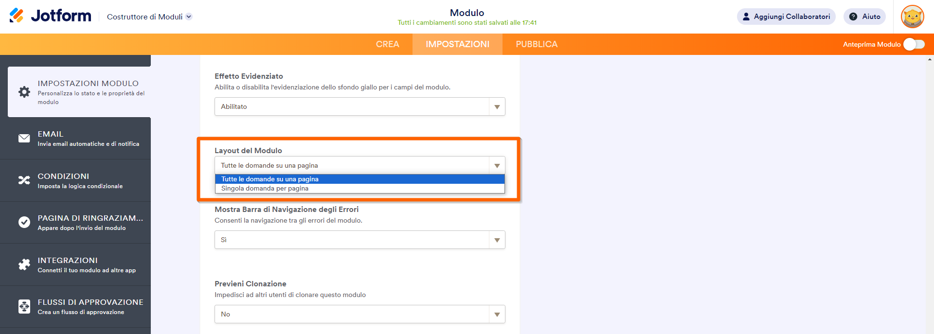Come Modificare il Layout del tuo Modulo? Image-2