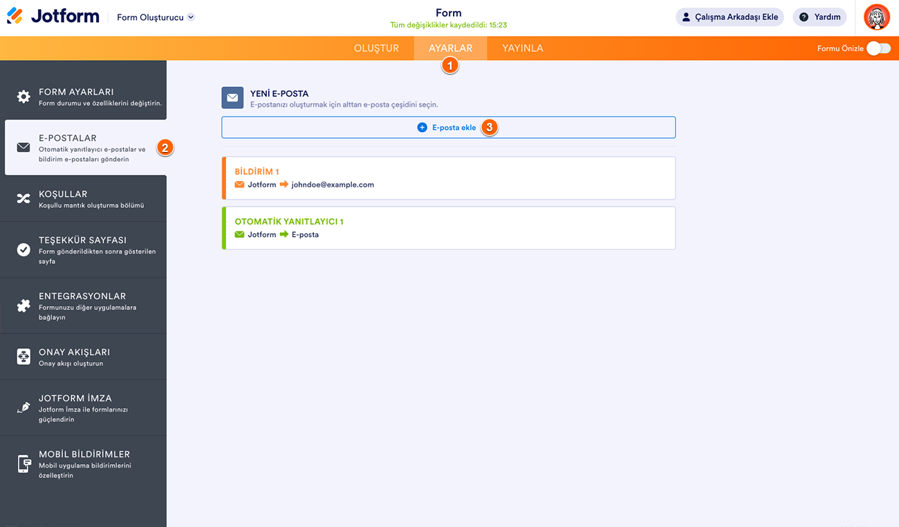 İlk Web Formunuzu Oluşturma Image-3