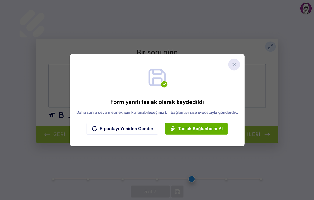 Kart Form Tipinde Formlara Sonra Devam Etme Özelliğini Etkinleştirme Image-4