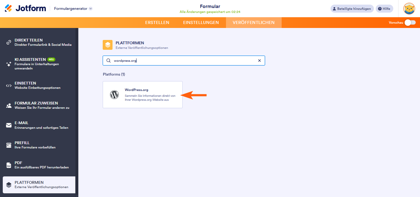 Wie Sie ein Formular in WordPress