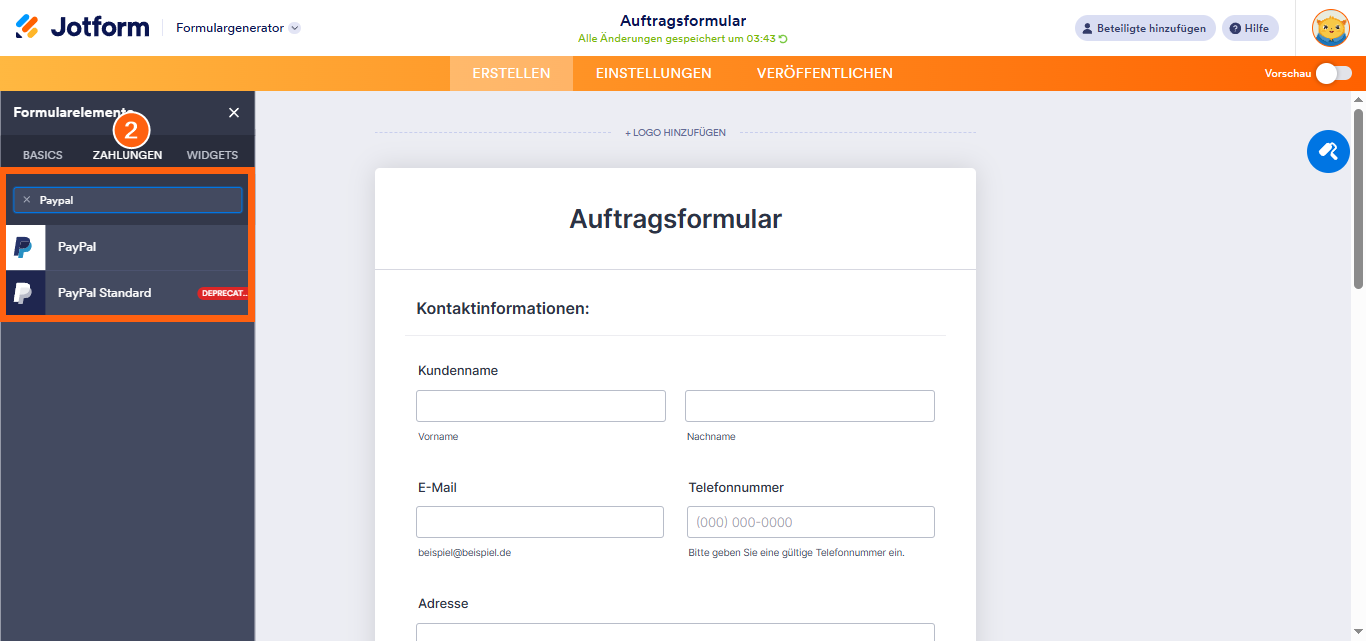 PayPal Formulare Image-7