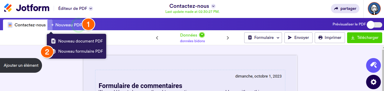Comment créer des formulaires PDF avec l'éditeur PDF Image-1