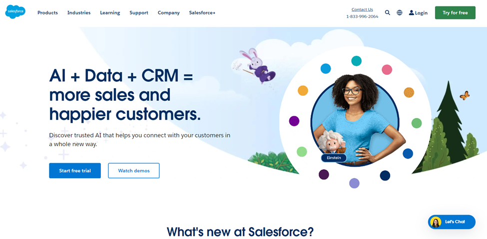 Salesforce Home Page