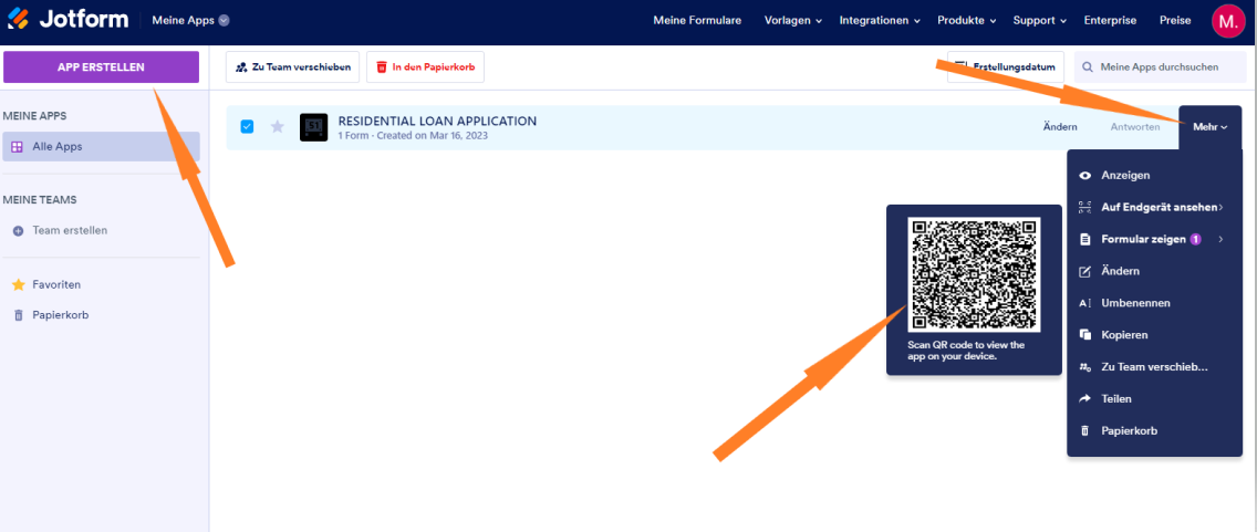 So erstellen Sie Ihre eigene No-Code-App in Jotform Image-5