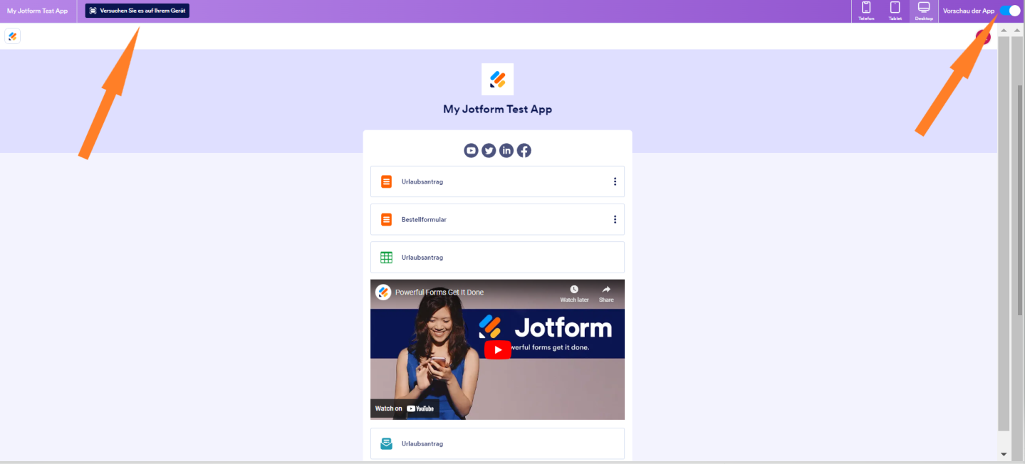 So erstellen Sie Ihre eigene No-Code-App in Jotform Image-38