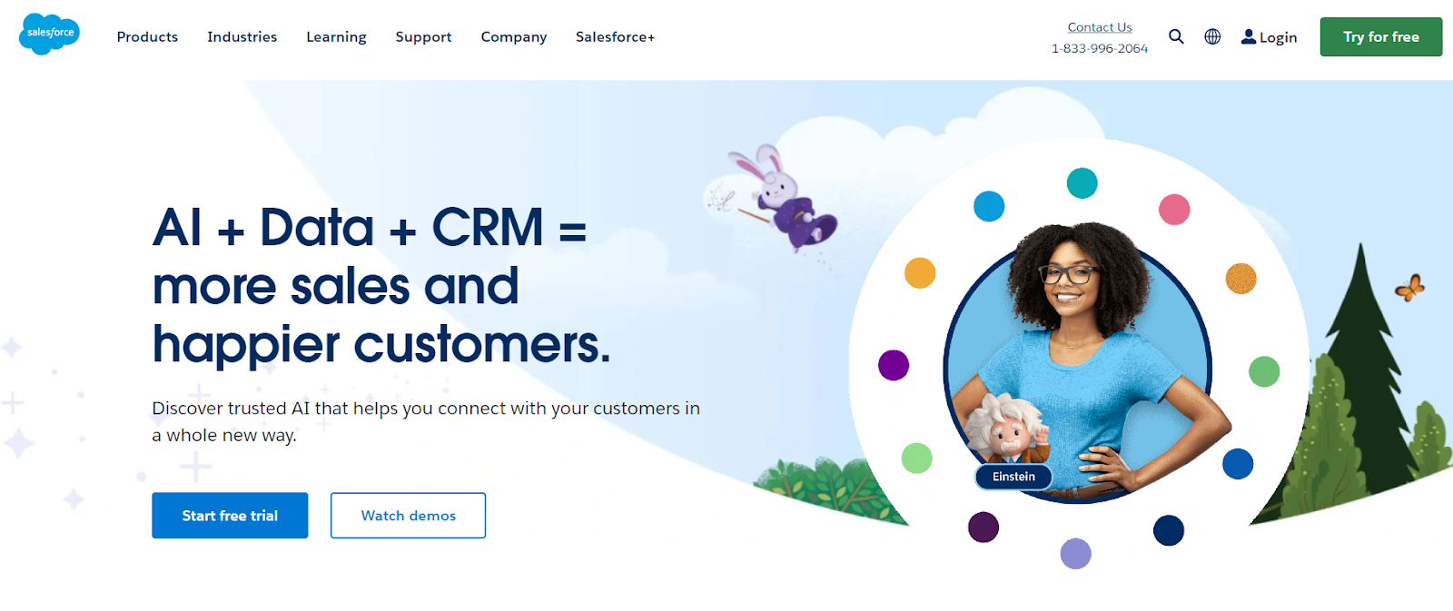 Salesforce Landing Page
