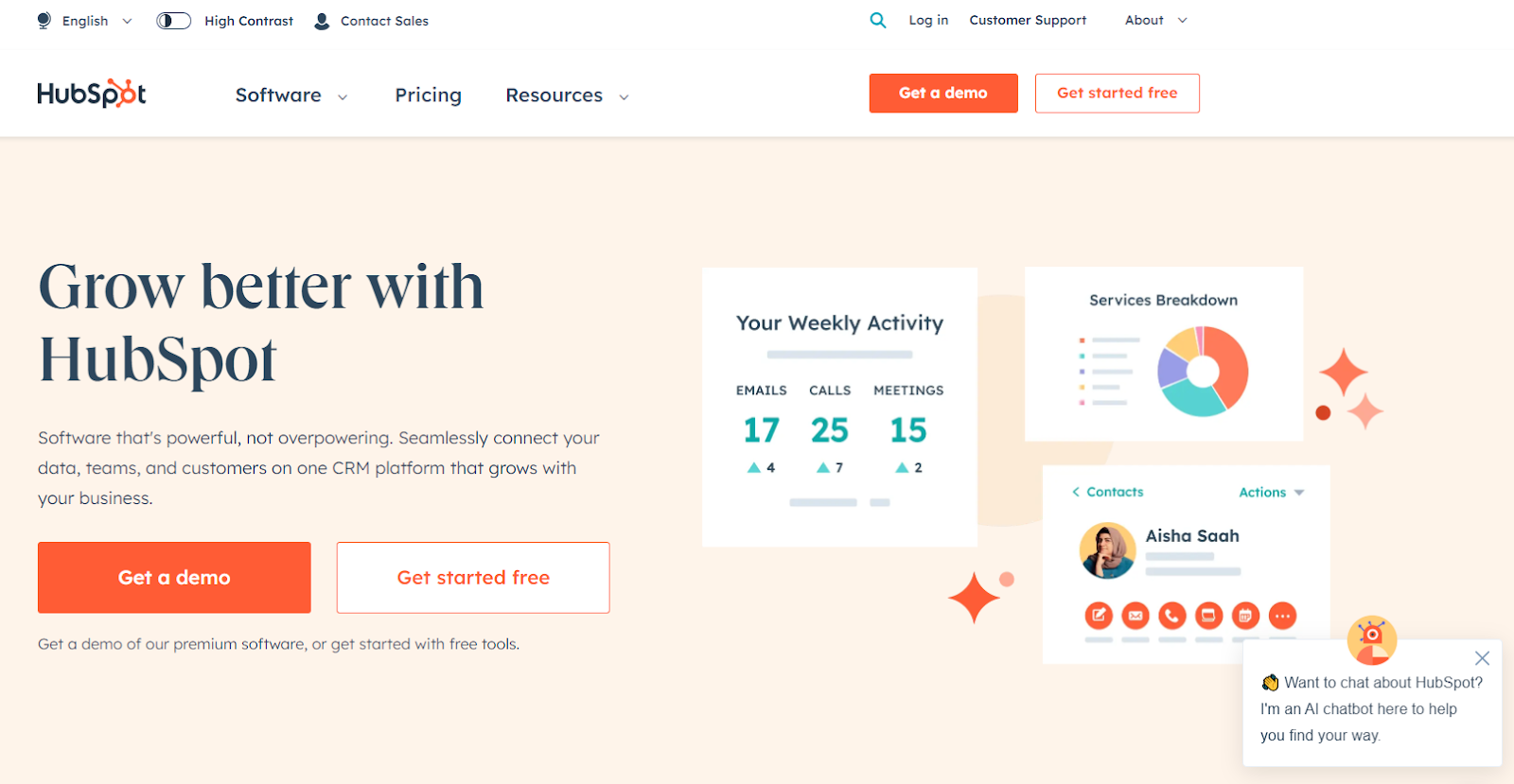 HubSpot Landing Page