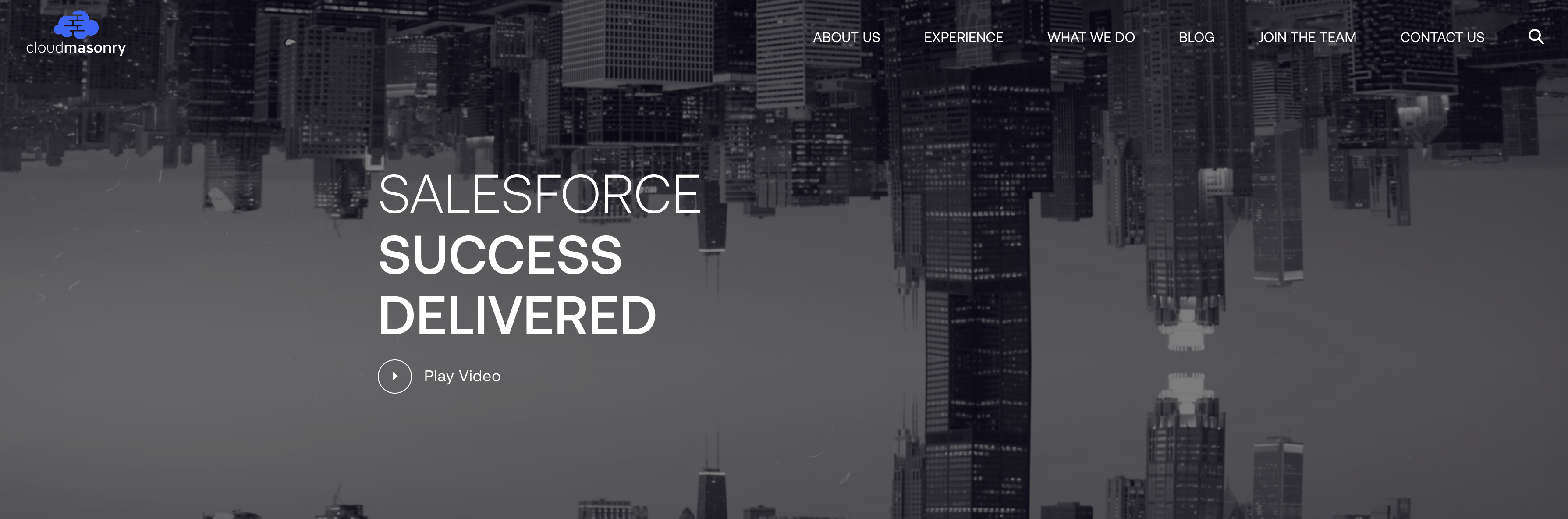 Landing Page of CloudMasonry