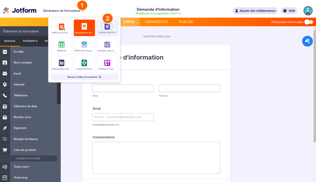 Comment donner un nom personnalisé à un document PDF avec l'éditeur de PDF Image-1