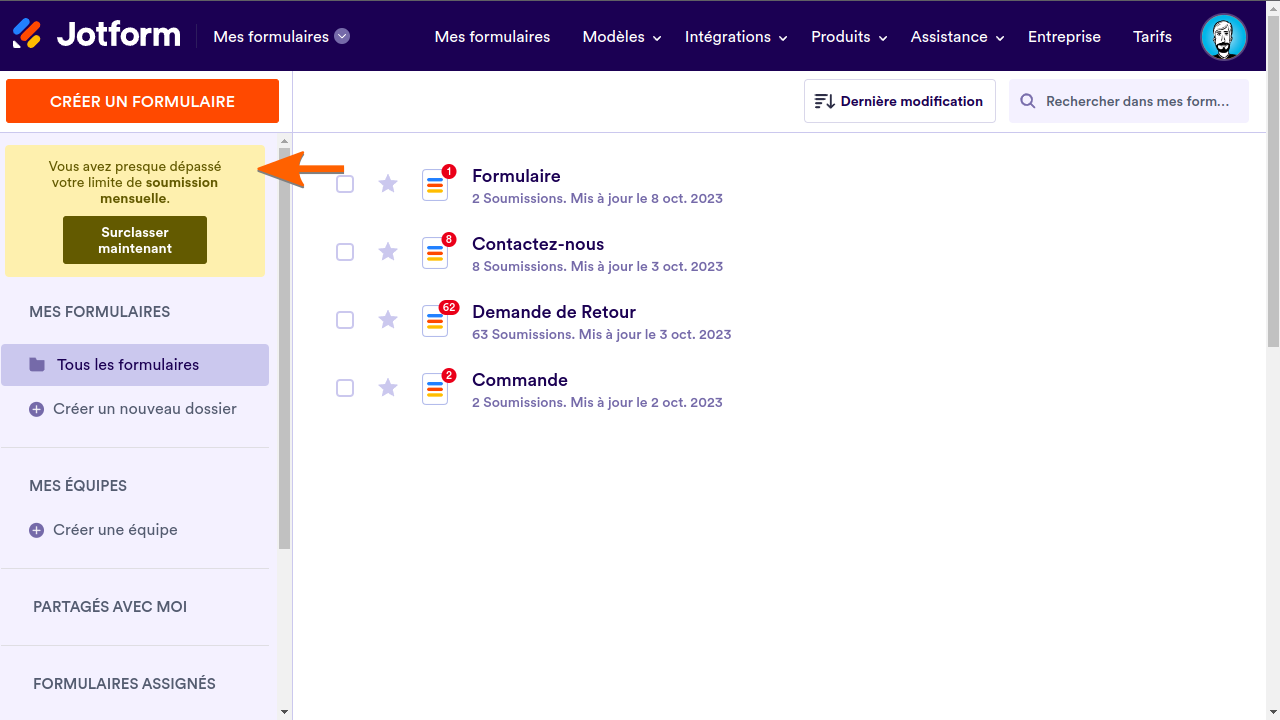 Comprendre l'utilisation et les limites de votre compte Image-3