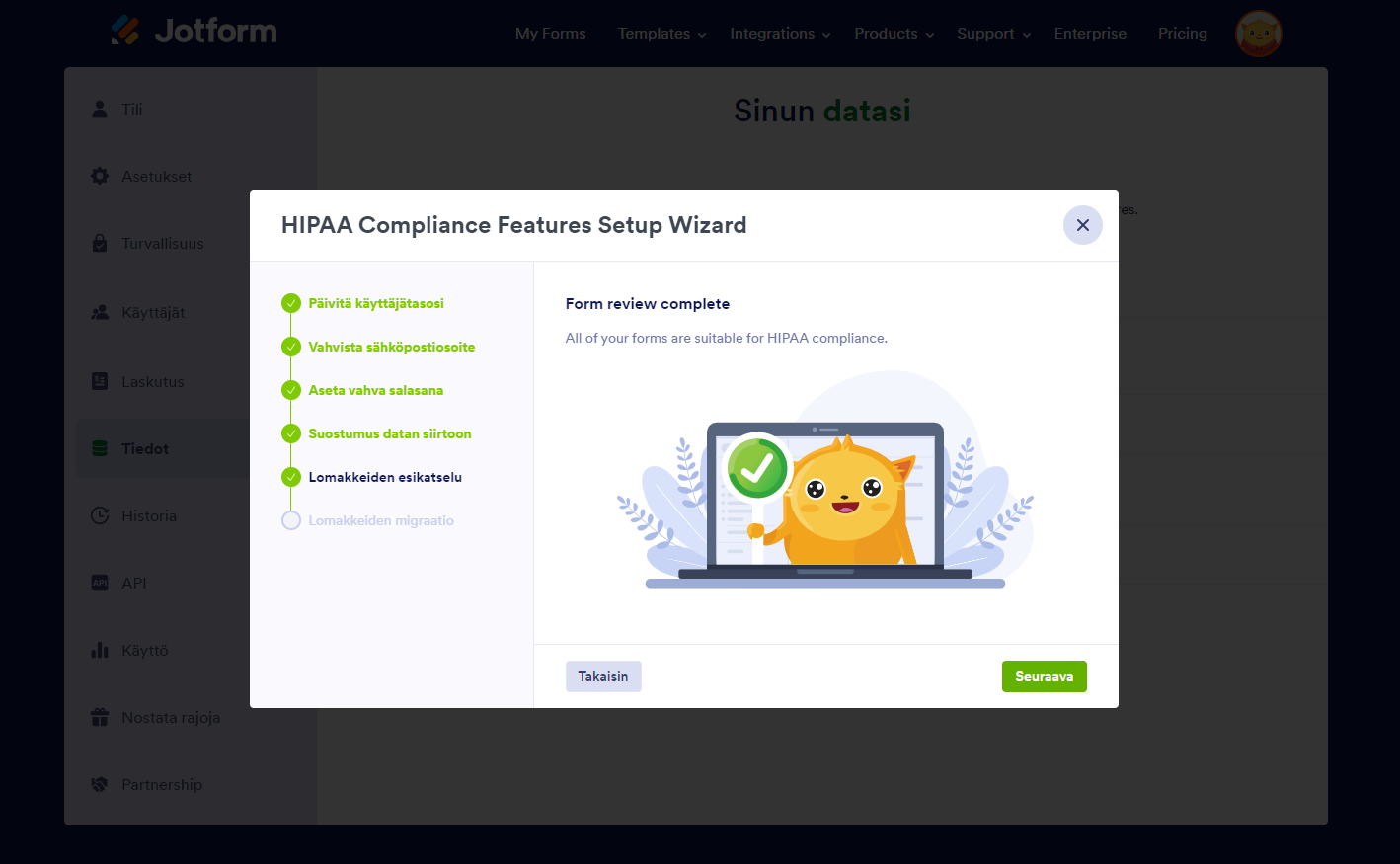 Miten päivittää HIPAA-yhteensopivuuteen? Image-5