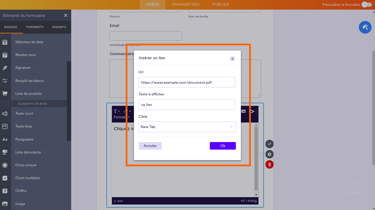 Comment ajouter un fichier téléchargeable sur votre formulaire Image-4