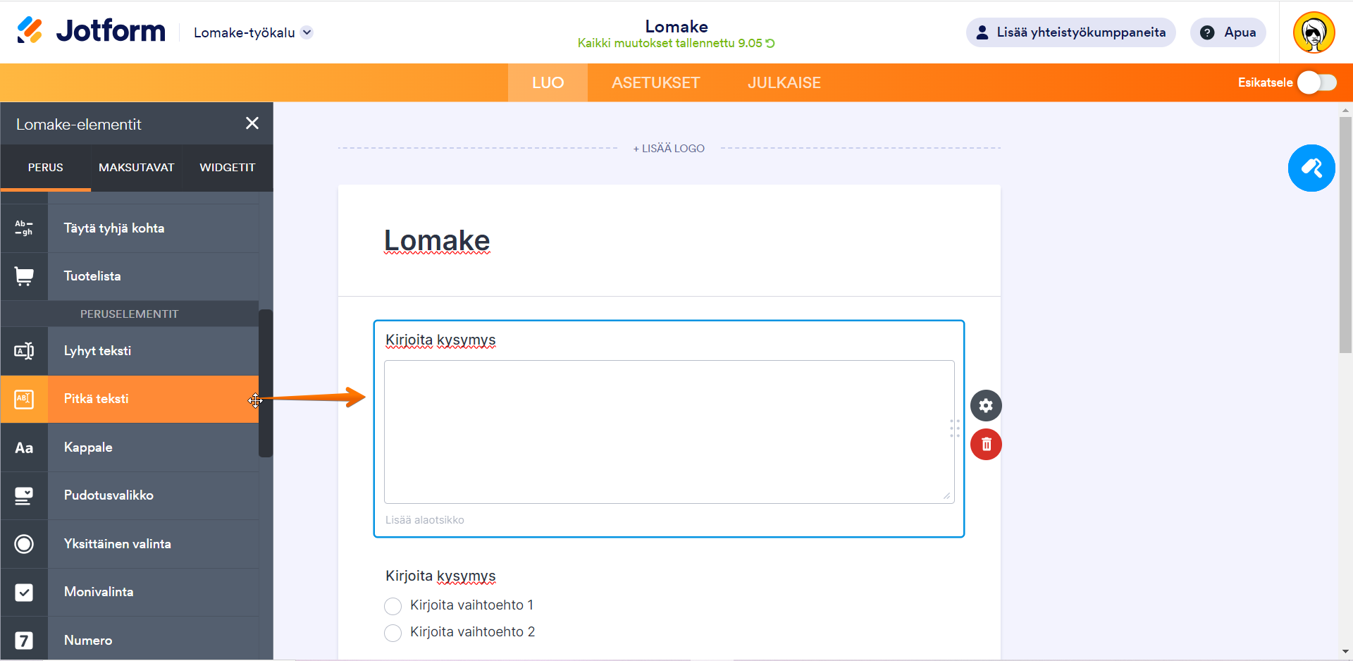 Miten luoda ensimmäinen nettilomakkeesi Image-2