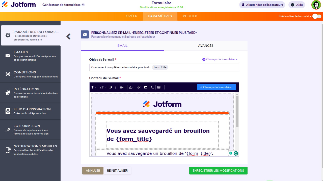 Formulaires à Cartes: Continuer à Remplir le Formulaire Plus Tard Image-6