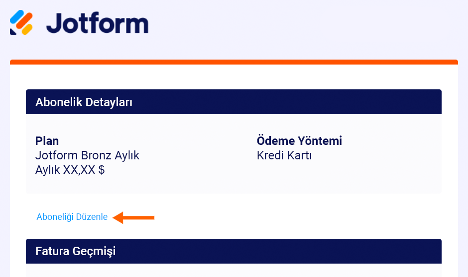 Jotform Hesabı Abonelik Kredi Kartı Nasıl Değiştirilir? Image-3