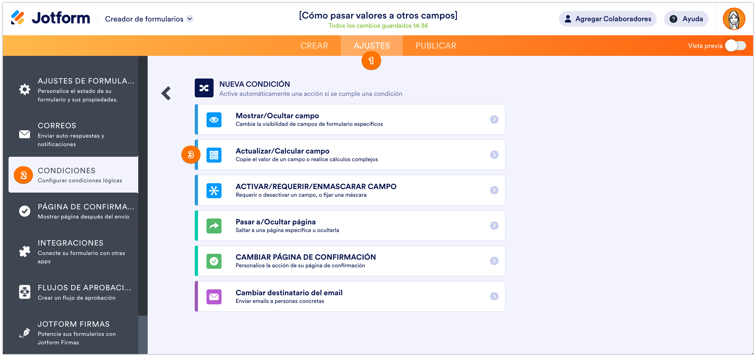 Cómo pasar valores a otros campos Image-2
