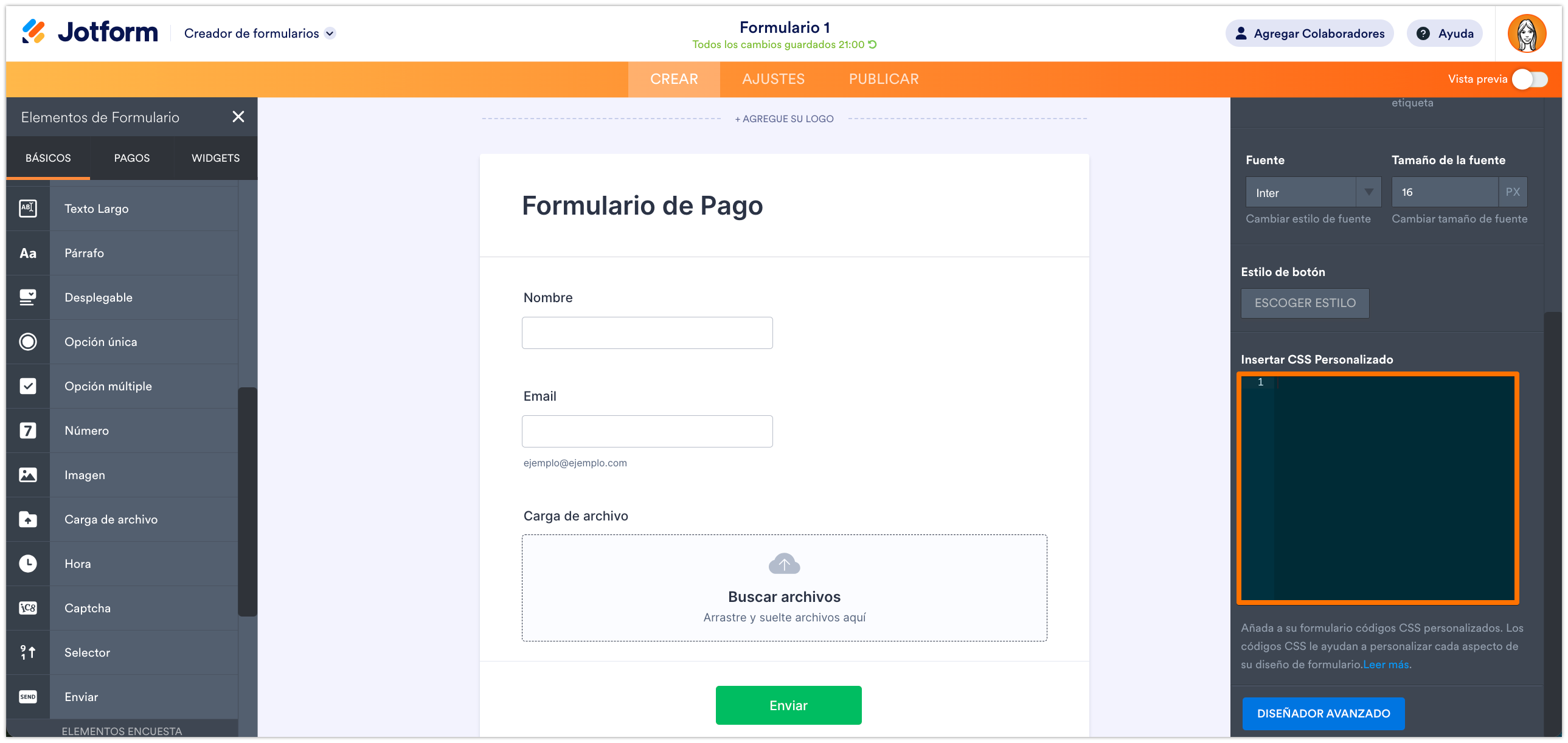 Cómo insertar códigos CSS personalizados Image-3