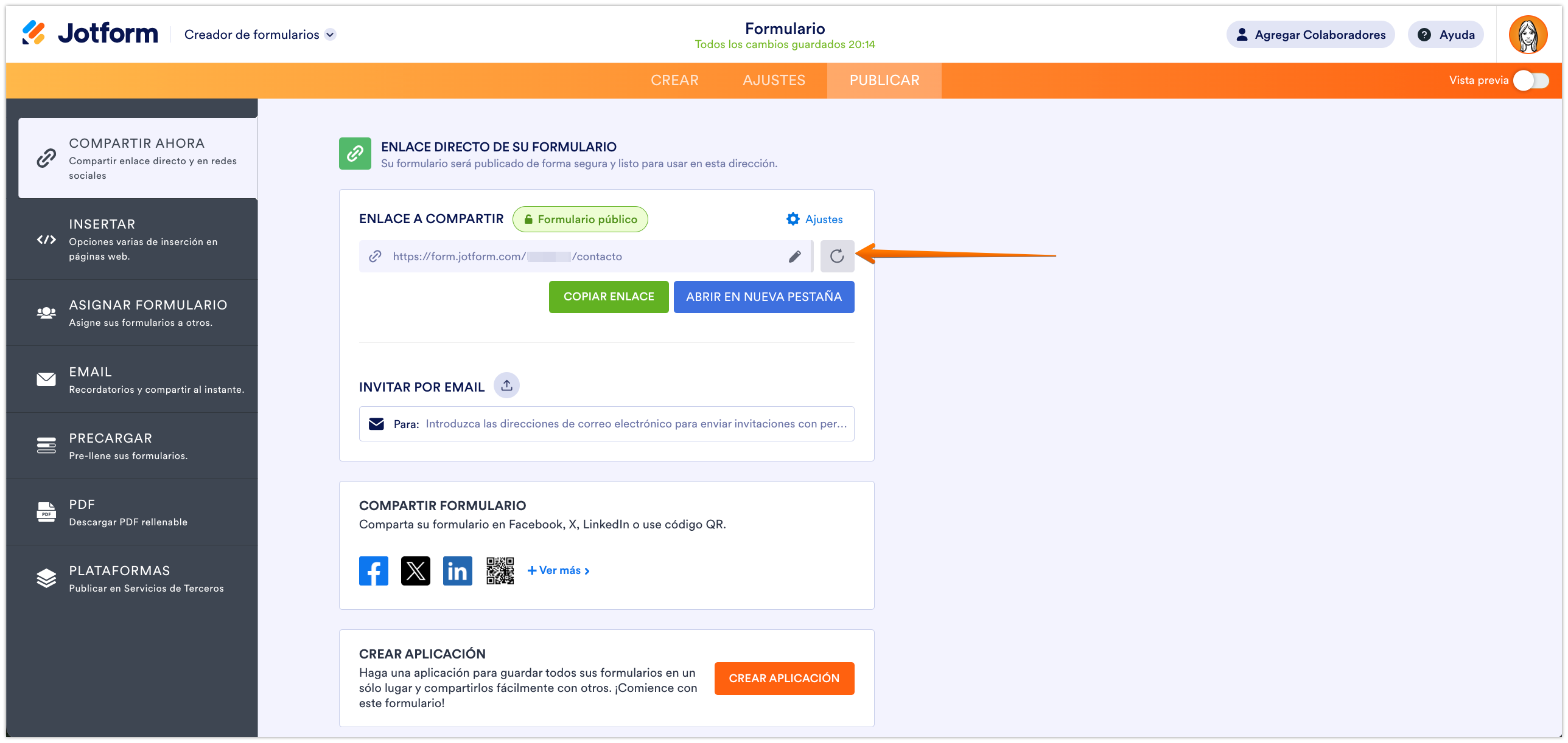 Cómo crear un URL personalizado para su formulario Image-1