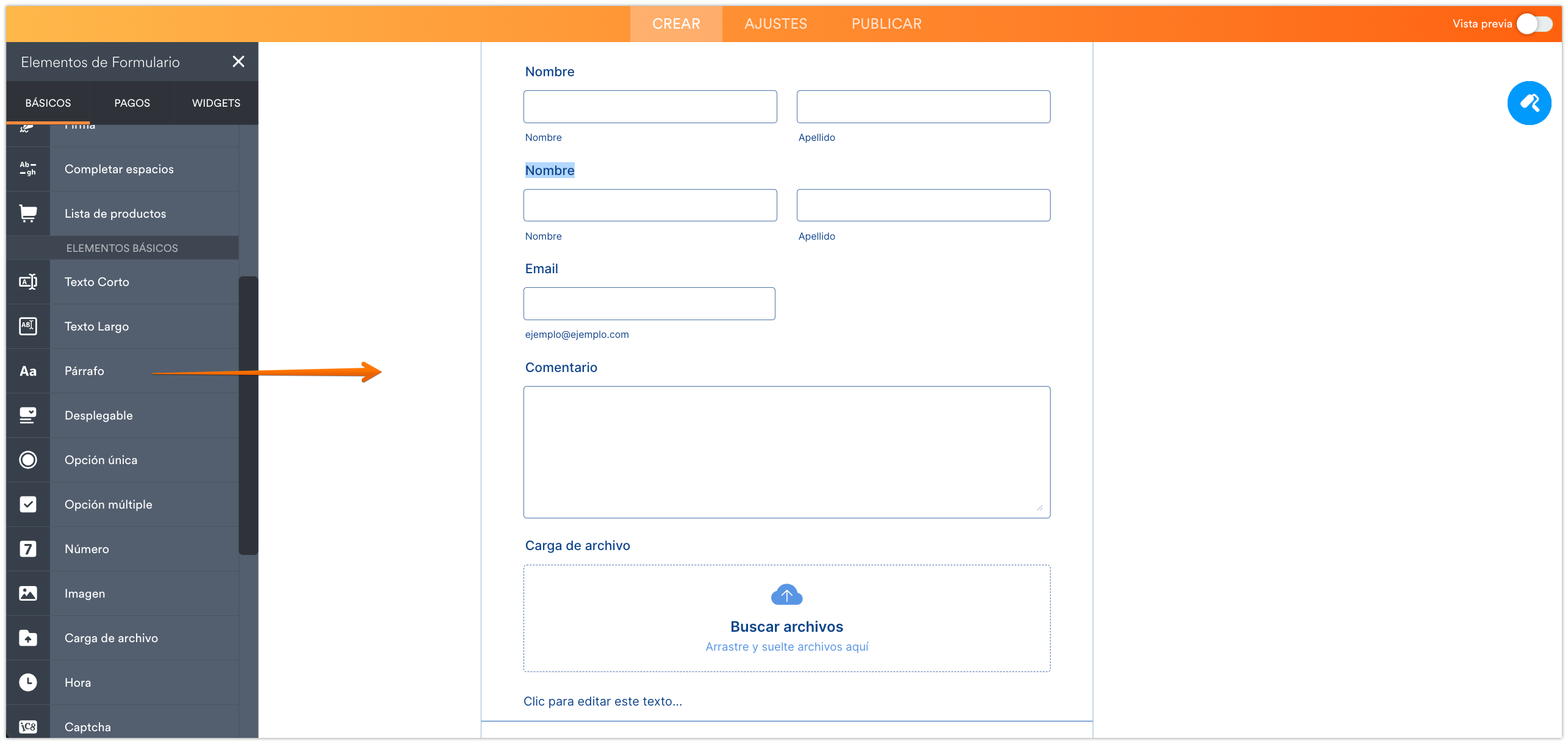 Cómo añadir un archivo descargable a vuestro formulario Image-2
